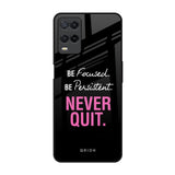 Be Focused Realme 8 Glass Back Cover Online