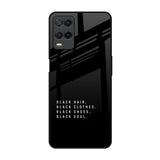 Black Soul Realme 8 Glass Back Cover Online