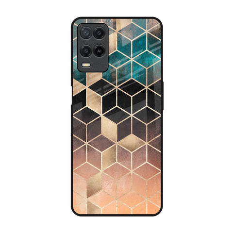 Bronze Texture Realme 8 Glass Back Cover Online