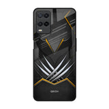 Black Warrior Realme 8 Glass Back Cover Online