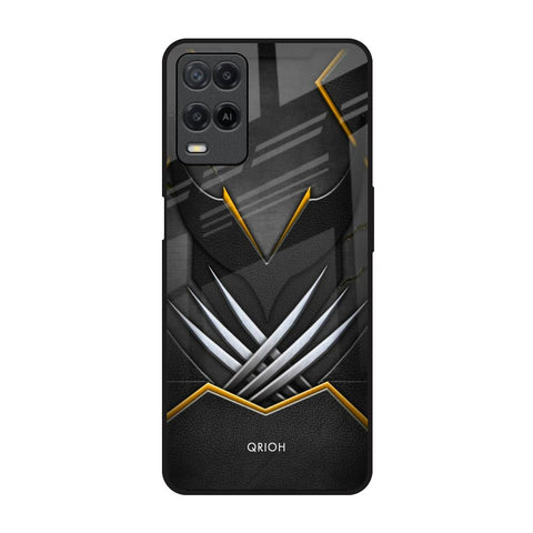 Black Warrior Realme 8 Glass Back Cover Online