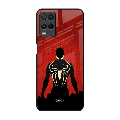 Mighty Superhero Realme 8 Glass Back Cover Online