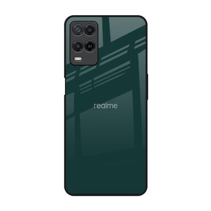 Olive Realme 8 Glass Back Cover Online