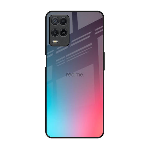 Rainbow Laser Realme 8 Glass Back Cover Online