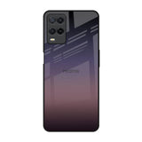 Grey Ombre Realme 8 Glass Back Cover Online