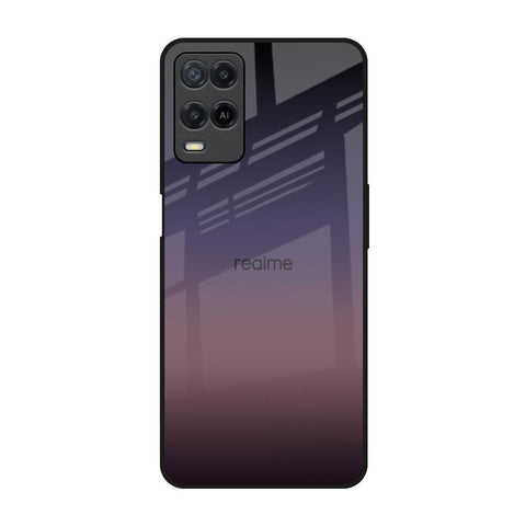 Grey Ombre Realme 8 Glass Back Cover Online