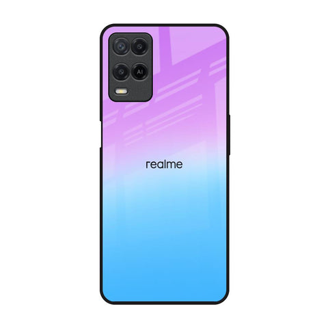 Unicorn Pattern Realme 8 Glass Back Cover Online