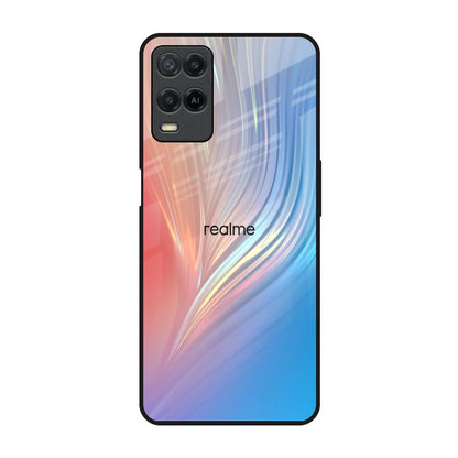 Mystic Aurora Realme 8 Glass Back Cover Online