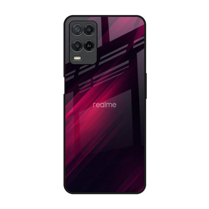 Razor Black Realme 8 Glass Back Cover Online