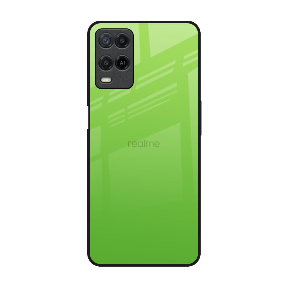 Paradise Green Realme 8 Glass Back Cover Online