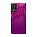 Magenta Gradient Realme 8 Glass Back Cover Online
