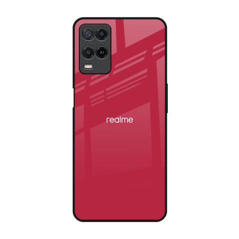 Solo Maroon Realme 8 Glass Back Cover Online