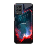 Brush Art Realme 8 Glass Back Cover Online