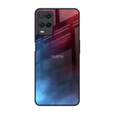 Smokey Watercolor Realme 8 Glass Back Cover Online