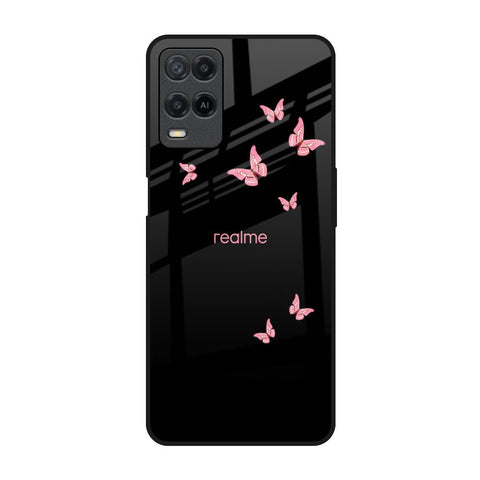 Fly Butterfly Realme 8 Glass Back Cover Online