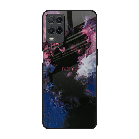 Smudge Brush Realme 8 Glass Back Cover Online