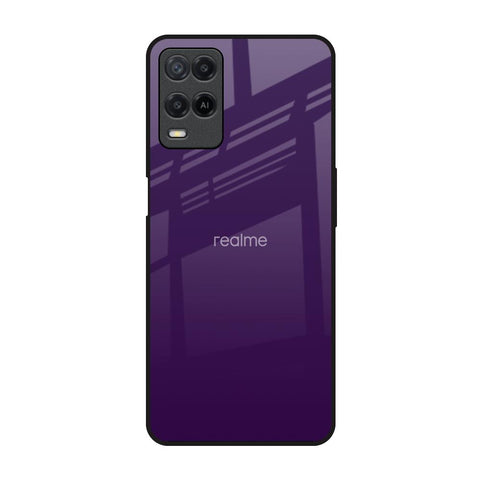 Dark Purple Realme 8 Glass Back Cover Online
