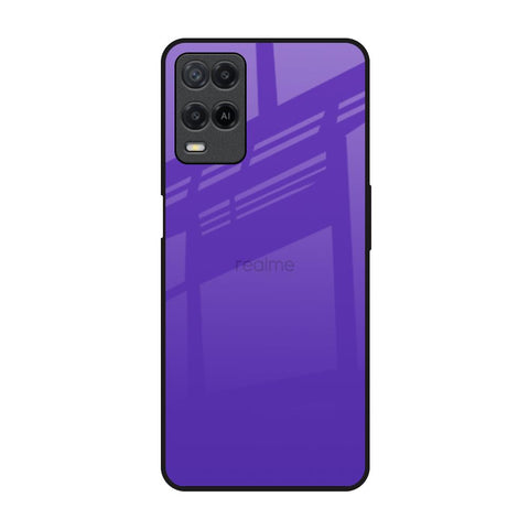 Amethyst Purple Realme 8 Glass Back Cover Online