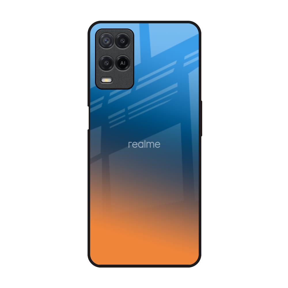 Sunset Of Ocean Realme 8 Glass Back Cover Online
