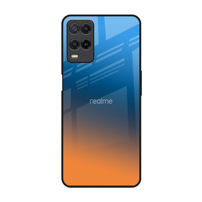 Sunset Of Ocean Realme 8 Glass Back Cover Online