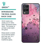 Space Doodles Glass Case for Realme 8