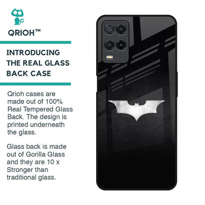 Super Hero Logo Glass Case for Realme 8