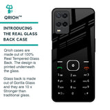 Classic Keypad Pattern Glass Case for Realme 8