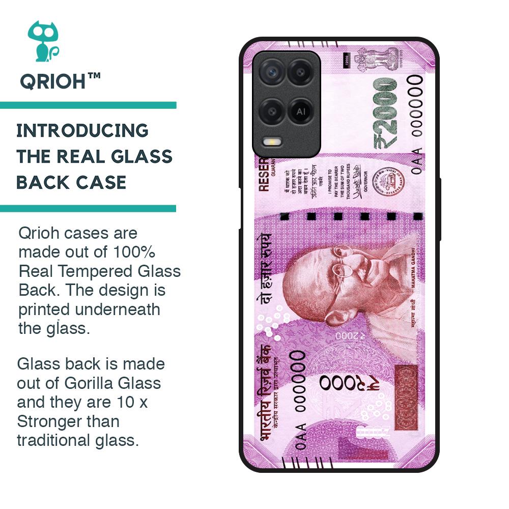 Stock Out Currency Glass Case for Realme 8