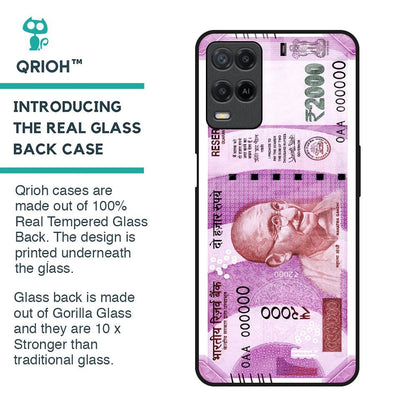 Stock Out Currency Glass Case for Realme 8