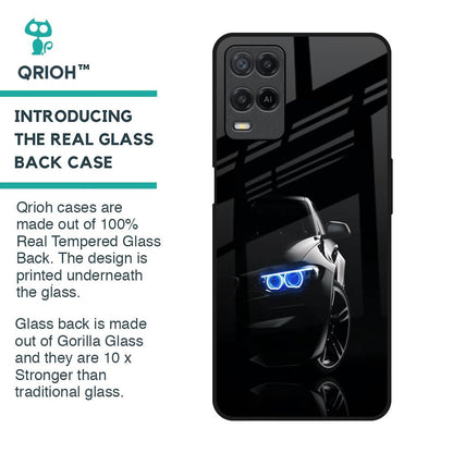 Car In Dark Glass Case for Realme 8