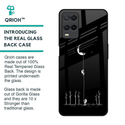 Catch the Moon Glass Case for Realme 8