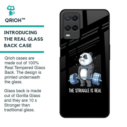 Real Struggle Glass Case for Realme 8