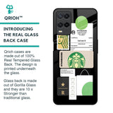 Coffee Latte Glass Case for Realme 8