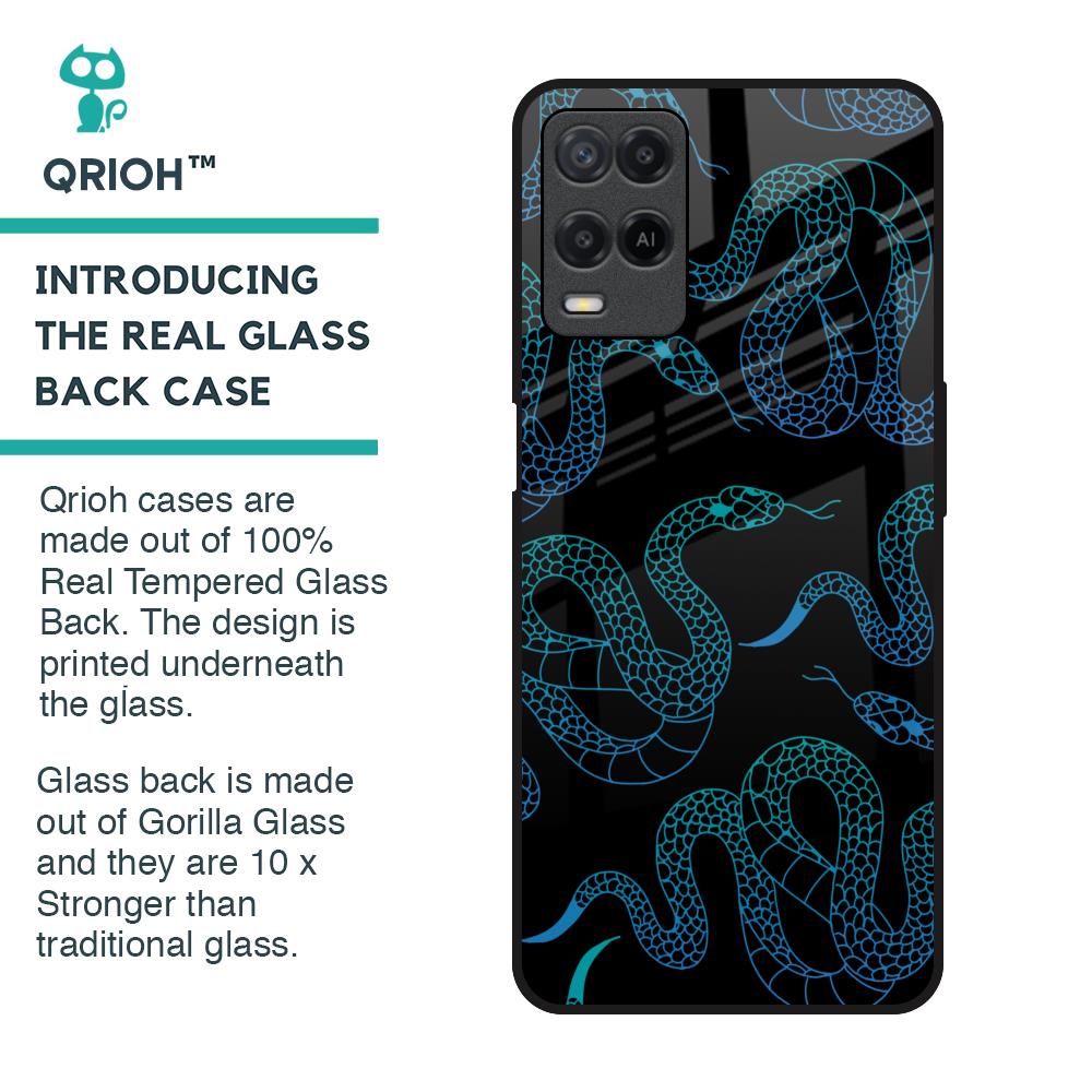 Serpentine Glass Case for Realme 8