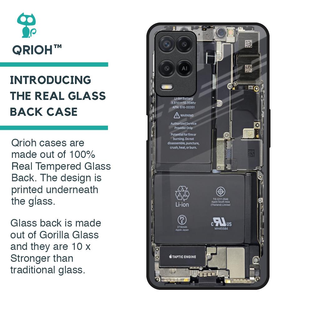 Skeleton Inside Glass Case for Realme 8