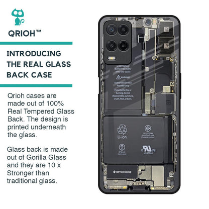 Skeleton Inside Glass Case for Realme 8