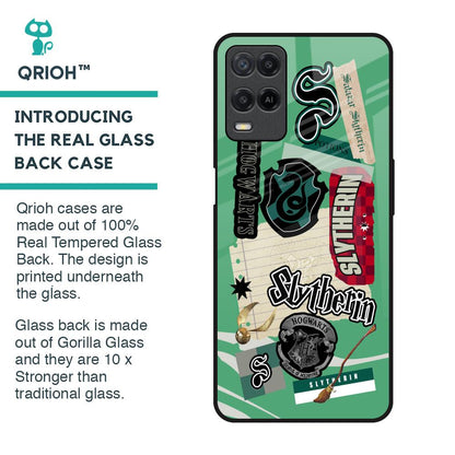 Slytherin Glass Case for Realme 8