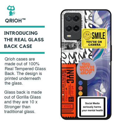 Smile for Camera Glass Case for Realme 8