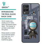 Space Travel Glass Case for Realme 8