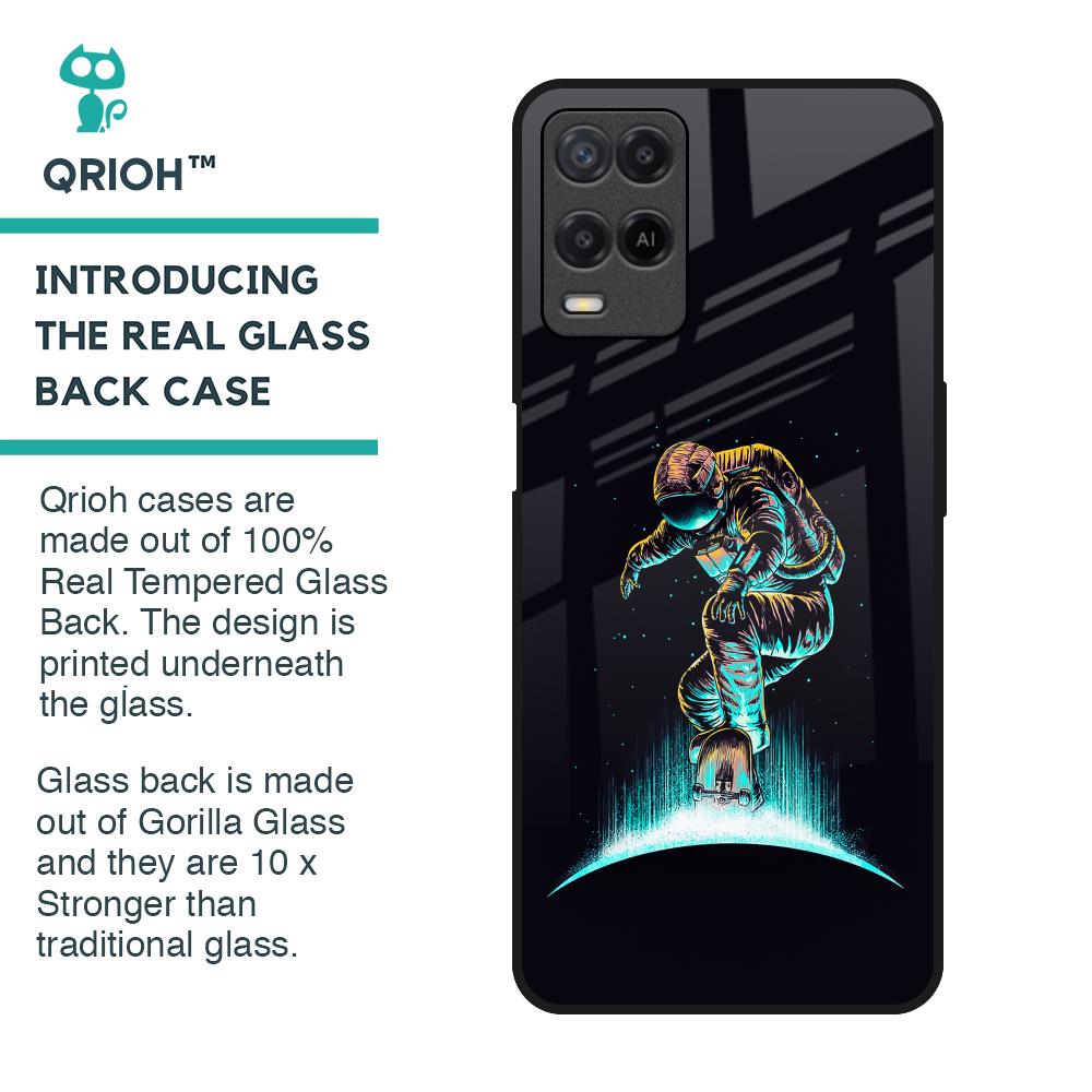 Star Ride Glass Case for Realme 8
