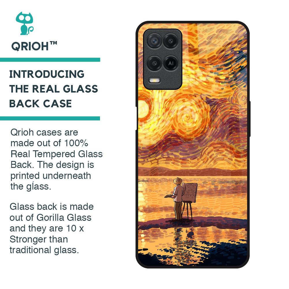 Sunset Vincent Glass Case for Realme 8