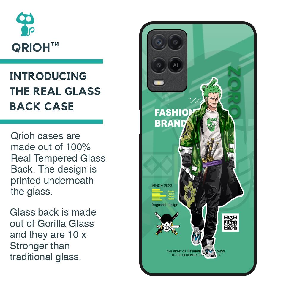 Zoro Bape Glass Case for Realme 8