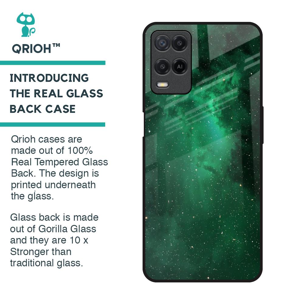 Emerald Firefly Glass Case For Realme 8