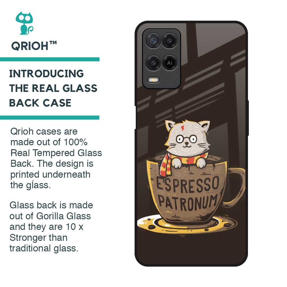 Tea With Kitty Glass Case For Realme 8
