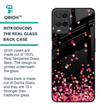 Heart Rain Fall Glass Case For Realme 8
