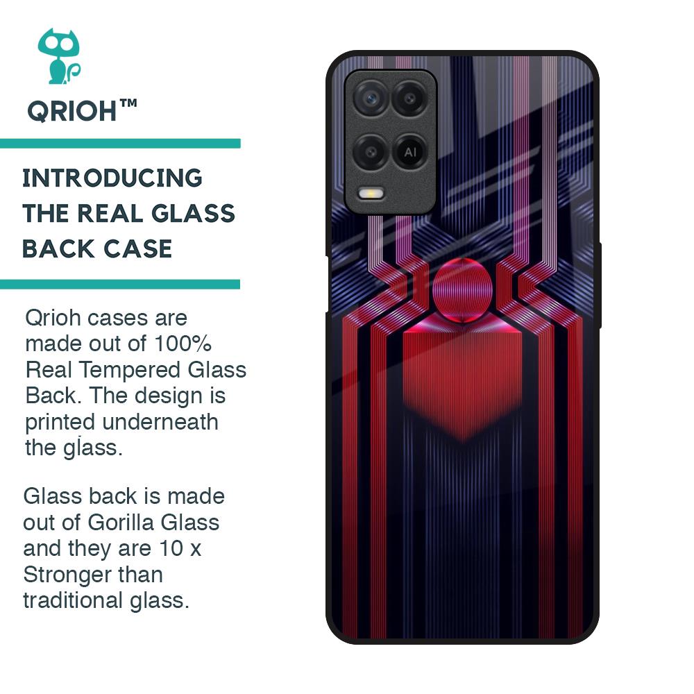 Super Art Logo Glass Case For Realme 8