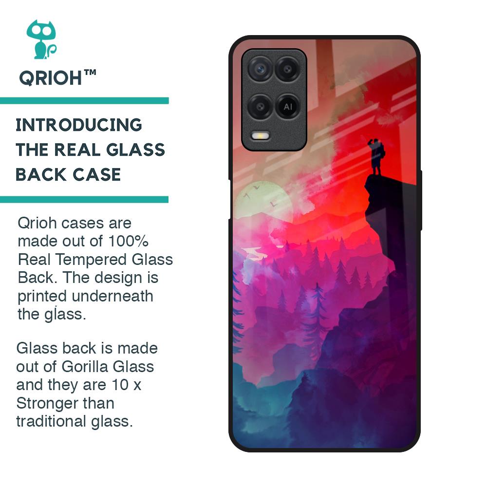 Dream So High Glass Case For Realme 8
