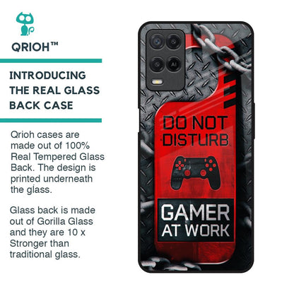 Do No Disturb Glass Case For Realme 8