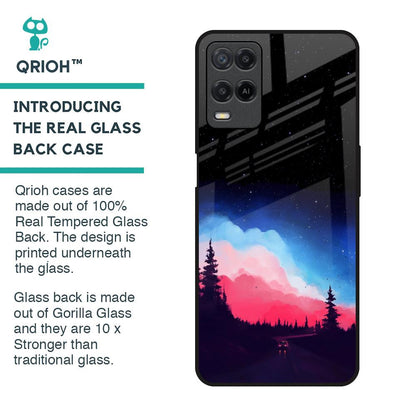 Drive In Dark Glass Case For Realme 8