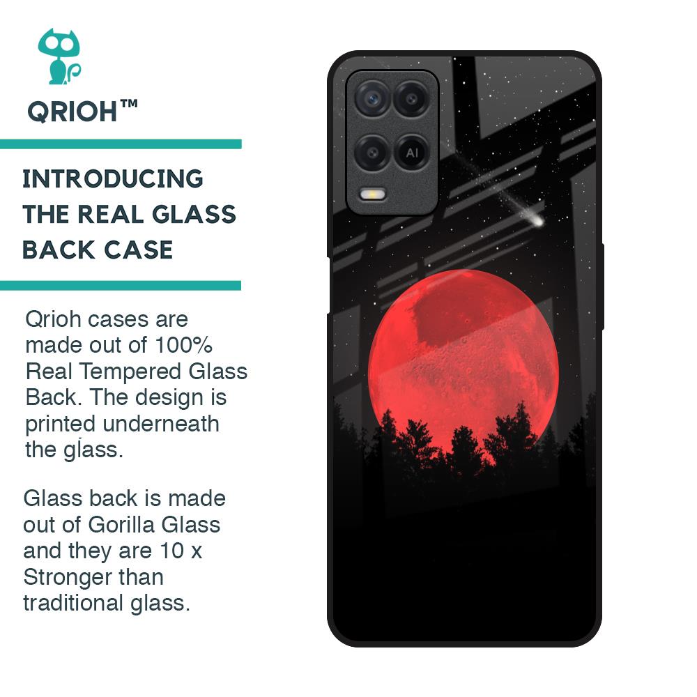 Moonlight Aesthetic Glass Case For Realme 8